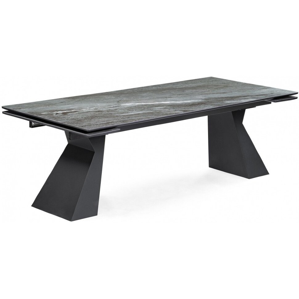 Керамический стол Денхольм 240(300)х100х75 mosco nero matt / черный Керамический стол Денхольм 240(300)х100х75 mosco nero matt / черный