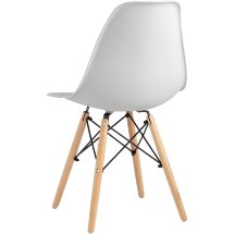 Стул Eames Style DSW светло-серый x4 (разборный каркас)