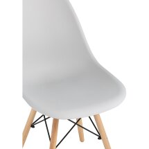 Стул Eames Style DSW светло-серый x4 (разборный каркас)