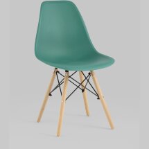 Стул Eames Style DSW серо-зеленый x4 (разборный каркас)