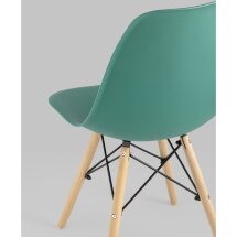 Стул Eames Style DSW серо-зеленый x4 (разборный каркас)