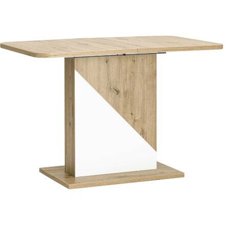 Стол Stool Group Accent раскладной обеденный 110-145*69 см. дуб/белый 