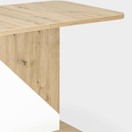 Стол Stool Group Accent раскладной обеденный 110-145*69 см. дуб/белый 