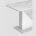 Стол Stool Group Accent раскладной 110-145*69 см бетон/белый 