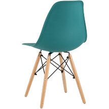 Стул Eames Style DSW темно-бирюзовый x4 (разборный каркас)