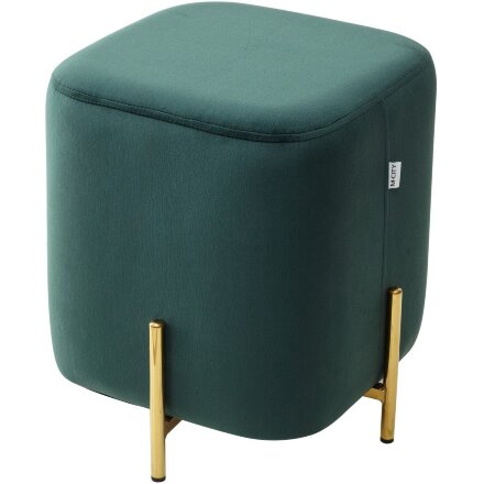 Пуф для гостиной ARES BLUVEL-78 GREEN / GOLD М-City 