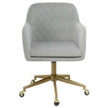 Офисное кресло Molly grey / gold