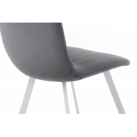 Стул на металлокаркасе на металлокаркасе Sling gray / white 