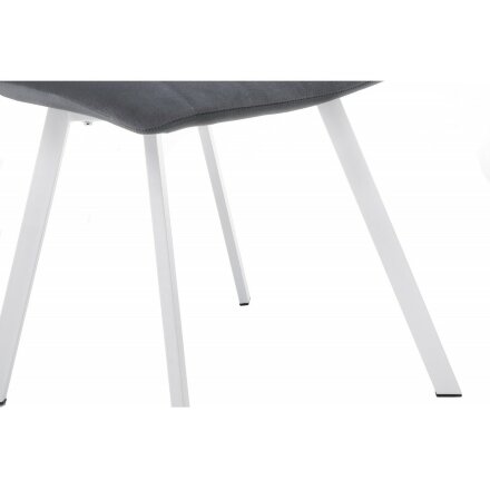 Стул на металлокаркасе на металлокаркасе Sling gray / white 