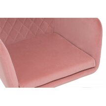 Офисное кресло Molly pink / gold