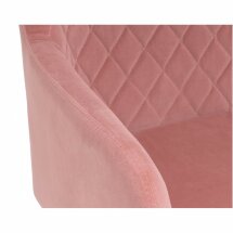 Офисное кресло Molly pink / gold