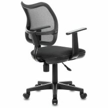 Кресло BRABIX &quot;Drive MG-350&quot;, с подлокотниками, сетка, черное, 532082