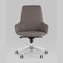 Кресло офисное TopChairs Bow серый