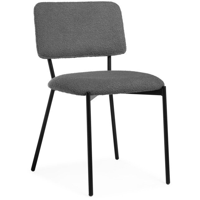 Стул на металлокаркасе Reparo dark gray / black Стул на металлокаркасе Reparo dark gray / black