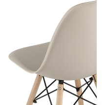 Стул Eames Style DSW бежевый x4