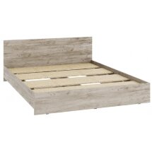 Кровать Адайн КР-160 160х200 дуб крафт серый / дуб крафт серый