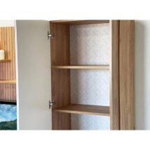 Корпусная мебель Моди двухдверный дуб крафт золотой / белое дерево