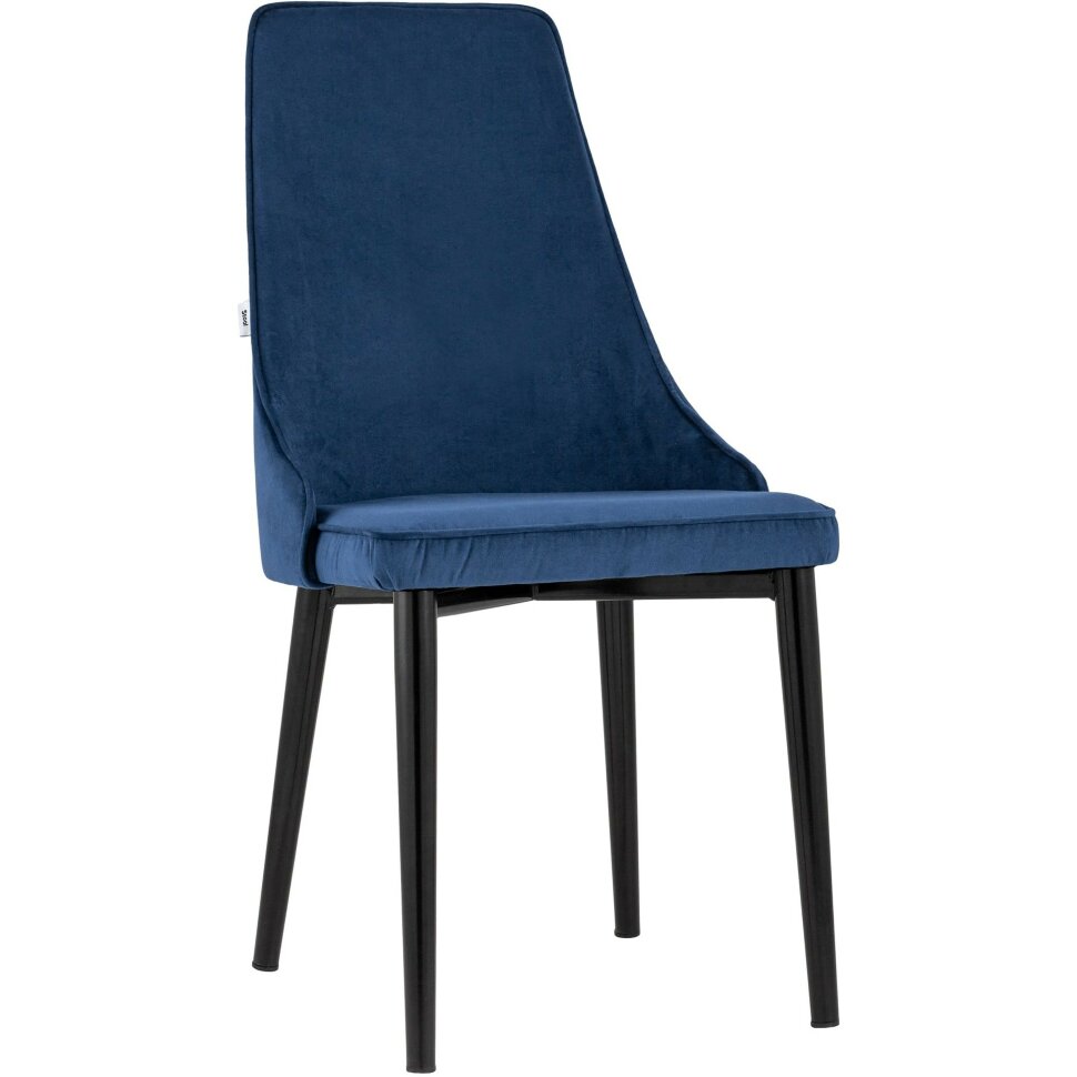 Стул Stool Group Ларго велюр синий Стул Stool Group Ларго велюр синий