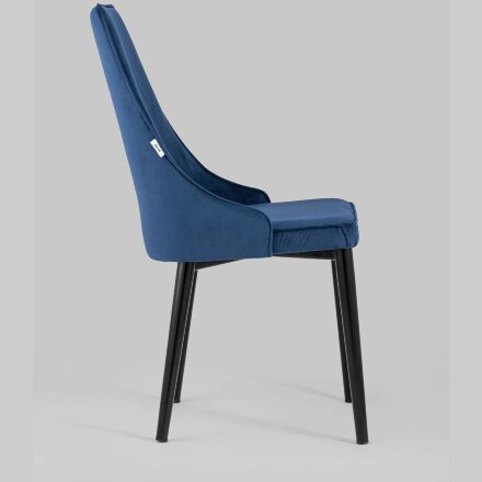 Стул Stool Group Ларго велюр синий 