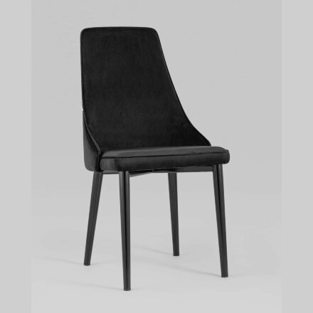 Стул Stool Group Ларго велюр черный 