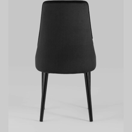 Стул Stool Group Ларго велюр черный 