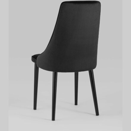 Стул Stool Group Ларго велюр черный 