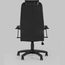 Компьютерное кресло Stool Group офисное Сеймур экокожа черный крестовина пластик