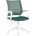 Кресло офисное TopChairs ST-BASIC-W зеленый крестовина пластик белый 