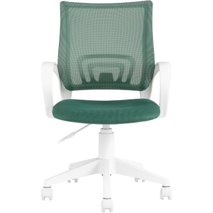 Кресло офисное TopChairs ST-BASIC-W зеленый крестовина пластик белый 