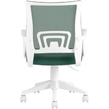 Кресло компьютерное TopChairs офисное TopChairs ST-BASIC-W зеленый TW-04 TW-12 крестовина пластик белый
