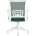 Кресло офисное TopChairs ST-BASIC-W зеленый крестовина пластик белый 