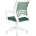 Кресло офисное TopChairs ST-BASIC-W зеленый крестовина пластик белый 