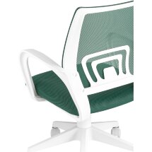 Кресло компьютерное TopChairs офисное TopChairs ST-BASIC-W зеленый TW-04 TW-12 крестовина пластик белый