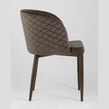 Стул Stool Group Оскар велюр коричневый ножки металл под дерево