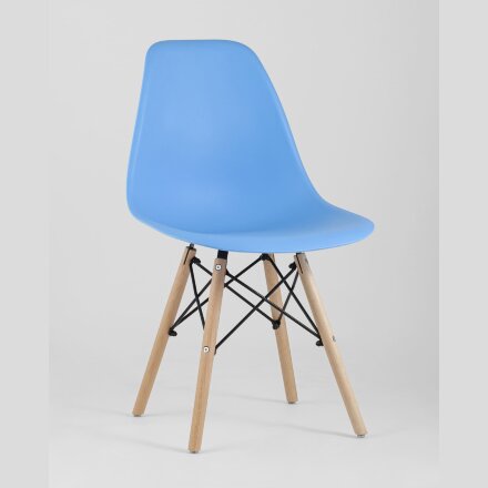 Стул Eames Style DSW голубой x4 
