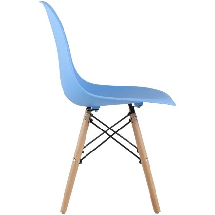 Стул Eames Style DSW голубой x4 