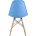 Стул Eames Style DSW голубой x4 