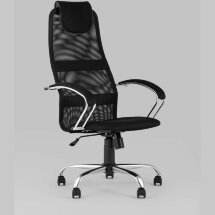 Компьютерное кресло Stool Group офисное Сеймур сетка черный крестовина хром