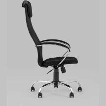 Компьютерное кресло Stool Group офисное Сеймур сетка черный крестовина хром