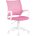 Кресло офисное TopChairs ST-BASIC-W розовый крестовина пластик белый 