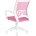 Кресло офисное TopChairs ST-BASIC-W розовый крестовина пластик белый 