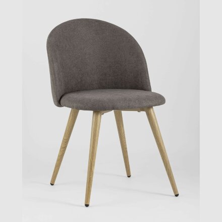 Стул Stool Group обеденный Лион коричневый шенилл 