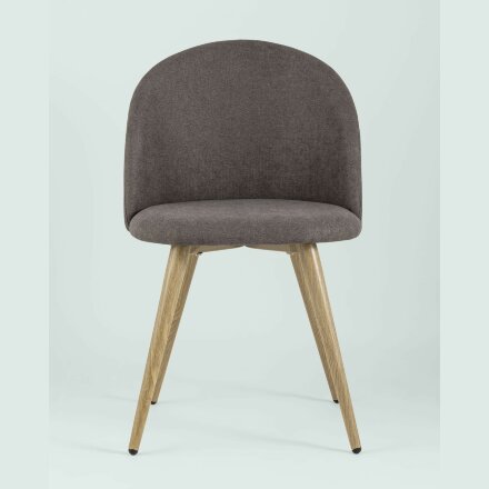 Стул Stool Group обеденный Лион коричневый шенилл 