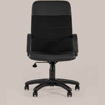 Компьютерное кресло Stool Group офисное Чарли обивка экокожа ткань черный крестовина нейлон