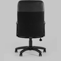 Компьютерное кресло Stool Group офисное Чарли обивка экокожа ткань черный крестовина нейлон