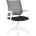 Кресло офисное TopChairs ST-BASIC-W серый крестовина пластик белый 