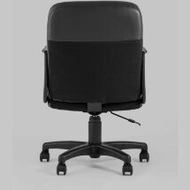 Компьютерное кресло Stool Group офисное Чарли М обивка экокожа ткань черный крестовина нейлон